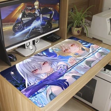 Genshin Impact Anime Lumine HD Keyboard Mouse Pad Gaming Desk Playmat Mat 