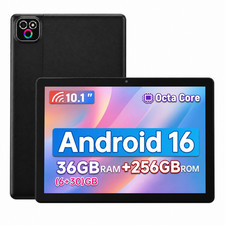 Android 16 10 inch Tablet 36 6 30 GB RAM 256GB ROM Octa-core 6000mAh Wifi 6