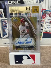 2024 Topps Chrome Black Johnny Bench #32/50 Auto Gold Refractors BGS 9.5 Reds