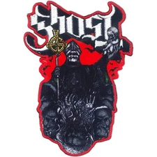 Patch - C&D Visionary - Ghost Chalice 2.5"x3.6" Iron-On NEW Swedish Band