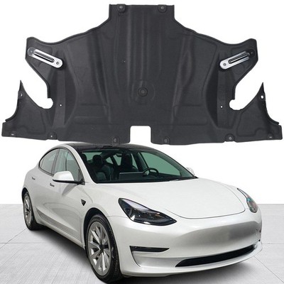 Rear Bumper Under Aero Splash Shield For 2017-2022 Tesla Model 3 110431300B