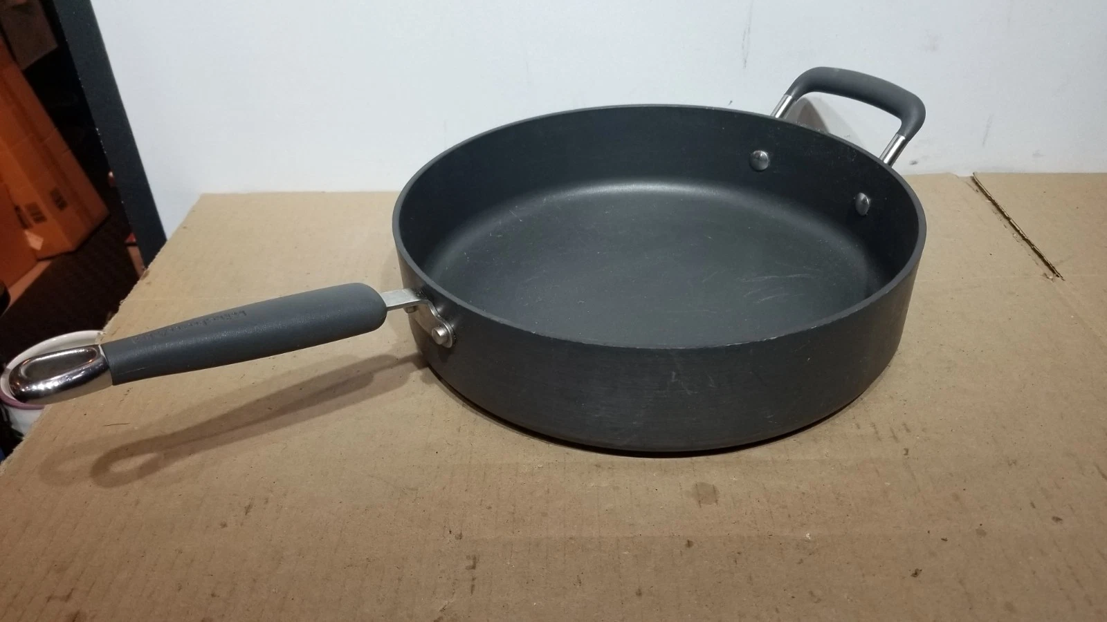 KitchenAid 5qt Hard Anodized Ceramic Nonstick Saute Pan 12" used