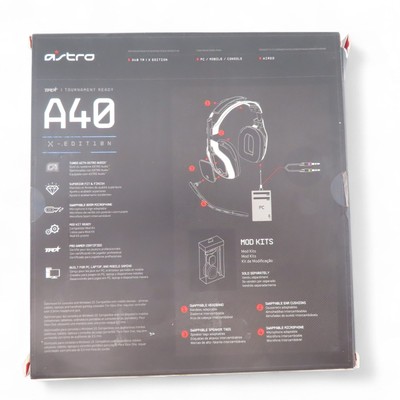 Astro A40 TR X-Edition Wired Gaming Headset Red for PlayStation