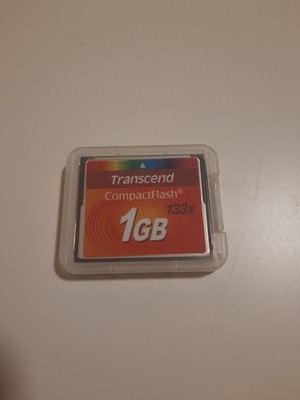 Transcend CompactFlash 133x Speicherkarte CF Karte 1GB Kamera Camcorder 