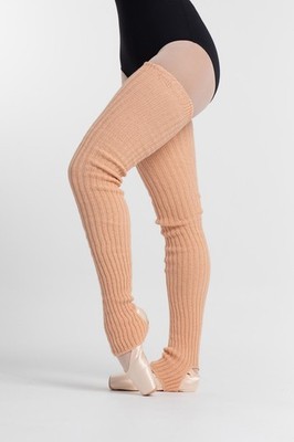 Intermezzo 2020 - 100cm Ballett Stulpen Beinwärmer mit Fersenloch - Ballettrosa