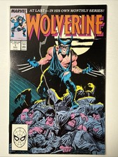 Wolverine #1 1988 Marvel Comics John Buscema 1st Patch, Black Blade 1st Print