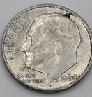 1964 Roosevelt Dime 90% Silver US Coin Denver
