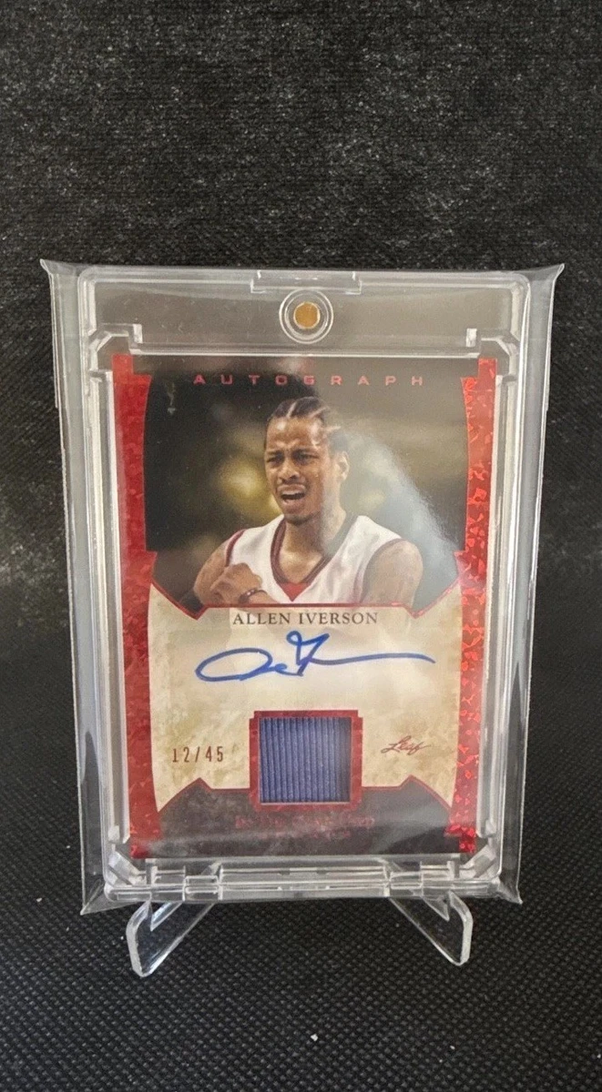 Allen Iverson Basketball Serial Numbered Sports Trading Cards
