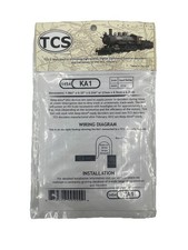 Ho Scale TCS 1454 Train Control Systems KA1 DCC Decoder Verdrahtungsmembran