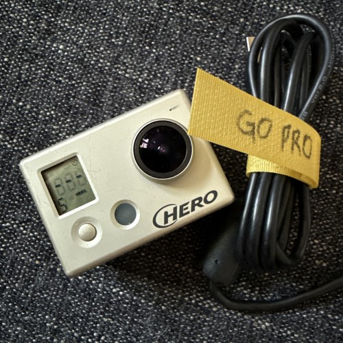 GoPro HERO 1 One 1st Gen Generation Camera Silver w/ Power Cord TESTED - Picture 6 of 9