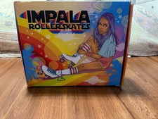 Impala Rollerskates Quad Skate Pink Yellow Womens Size 5 EU 36 w/ Box EUC