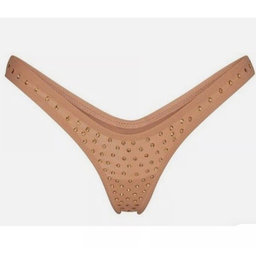 Skims Diamond Encrusted Thong Swarovski / Color: Sienna / 4X - Picture 3 of 10