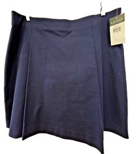 NEW Lauren Ralph Lauren Women Sz 14 Navy Blue Skirt  Golf  Walking  Comfort
