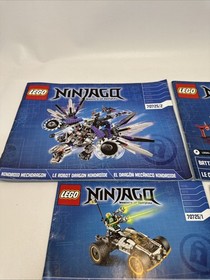 LEGO The Ninjago Masters of Spinjitzu 70725 & 70728 Instruction Manuals