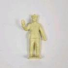 Vtg Marx Sears Service Center Allstate Playset 1.5" Mechanic Police Figure Cream