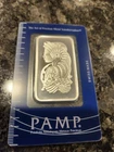 1 oz Pamp Suisse Lady Fortuna .999 Fine Silver Bar - In Assay Card