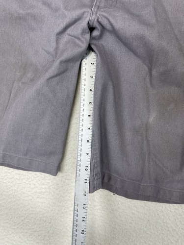 Vintage Ben Davis Shorts Herren 36x12 grau Skater Arbeitskleidung abgenutzt fleckig - Bild 10 von 13
