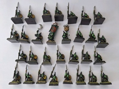 Warhammer Night Goblins x30 Spearmen Musician Champion Standard Battle Skull 3