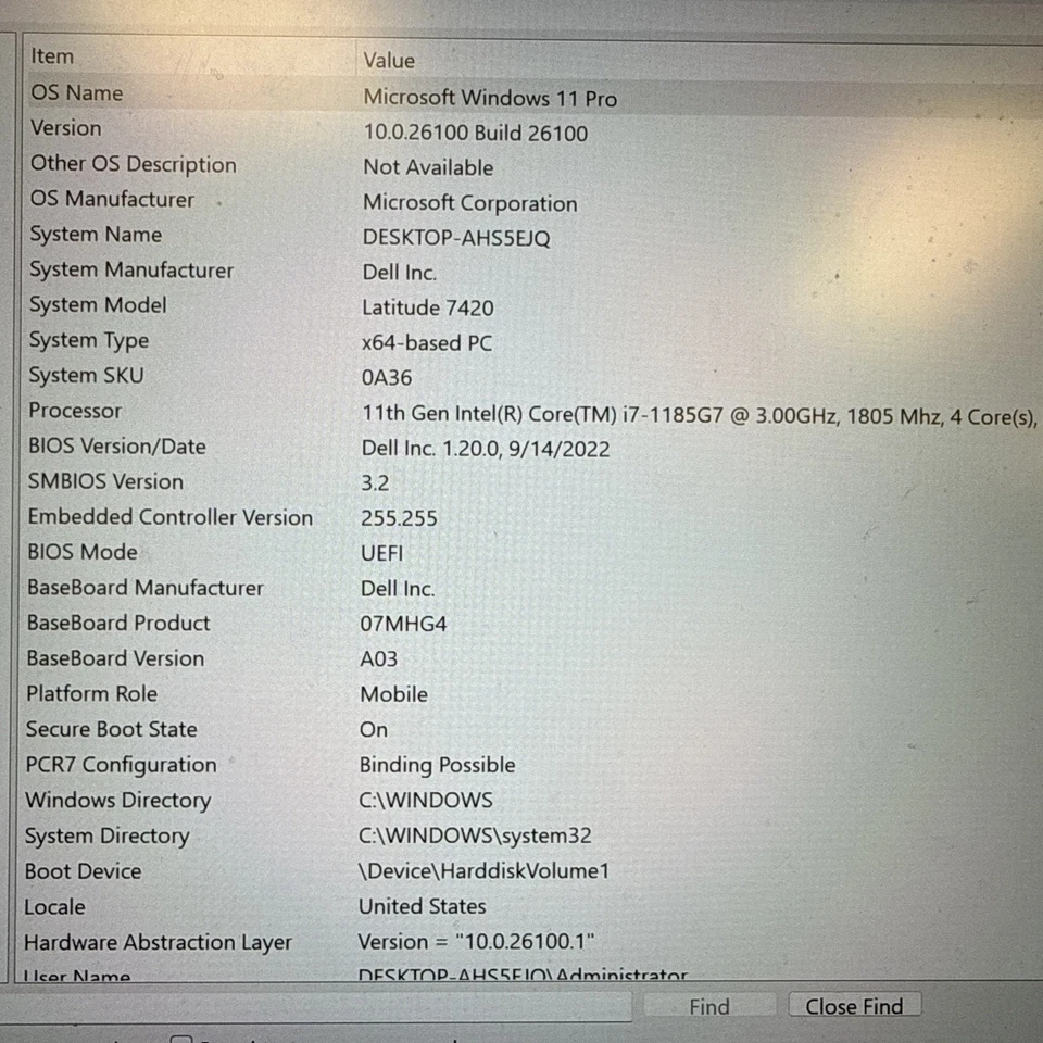 Dell Latitude 7420 – Intel Core i7 | 16GB RAM | 256GB SSD | 14” Touch | Win 11 - Image 4 of 4