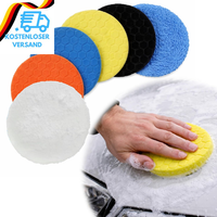 Polierschwamm Set 7-Teilig 150Mm Klett Auto Polierpads