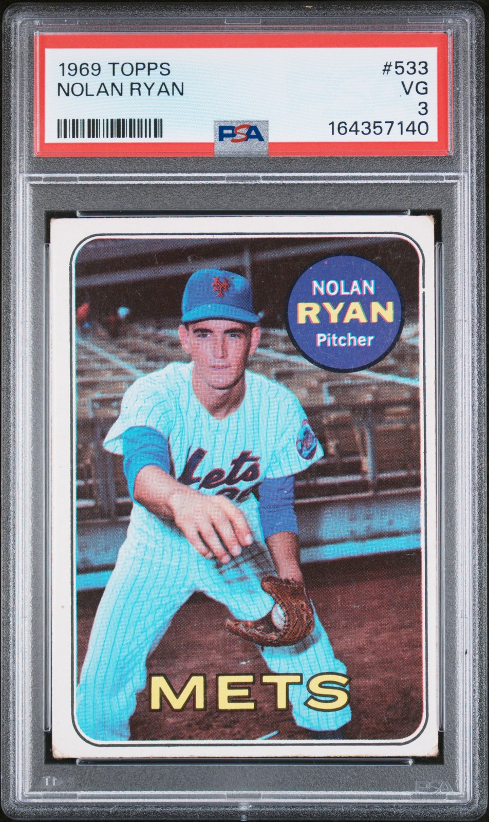1969 Topps 533 Nolan Ryan PSA 3 164357140