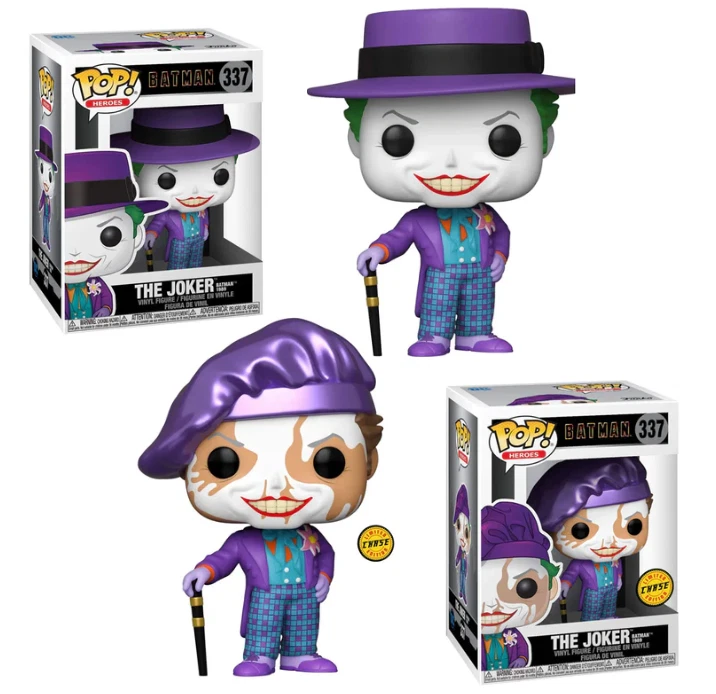 JOKER Funko POP! Heroes Batman 1989 337 1:6 CHANCE OF CHASE Vinyl Figure NEW