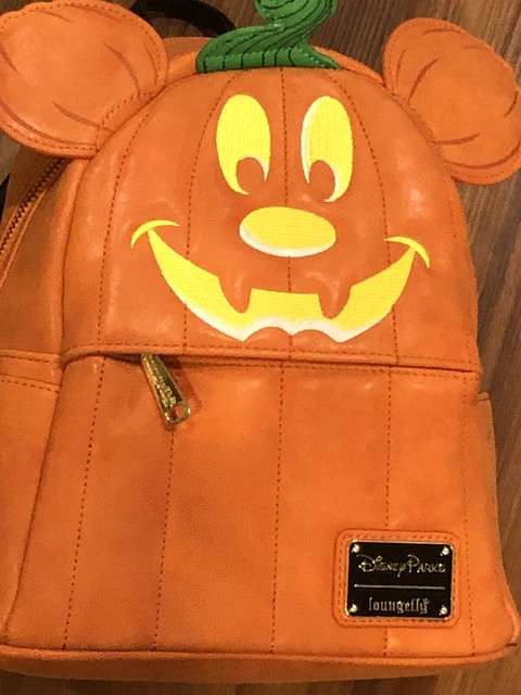 Disney Loungefly Haunted Mansion Mickey Mouse Pumpkin ...