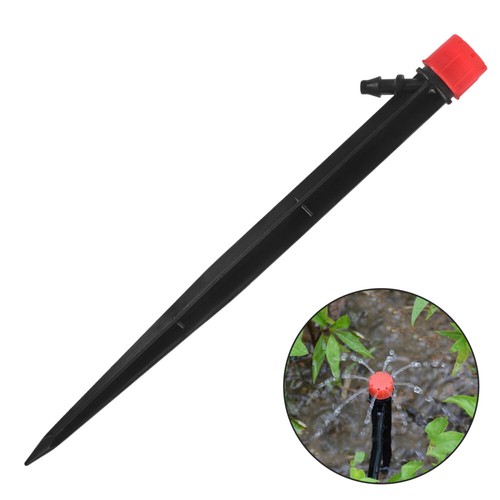50pcs Irrigation Drippers Garden Irrigation Sprayer Drip Emitters Stakes Flow