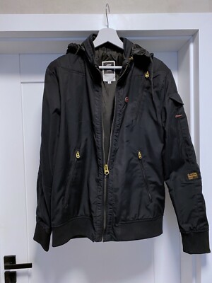 AUTH Gstar G-Star Raw New Macc Bomber jacket Men's size USA TTS M READ DESCRIPTN