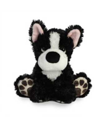 9 Inch Big Paws Boston Terrier Dog Plush Stuffed Animal by Aurora