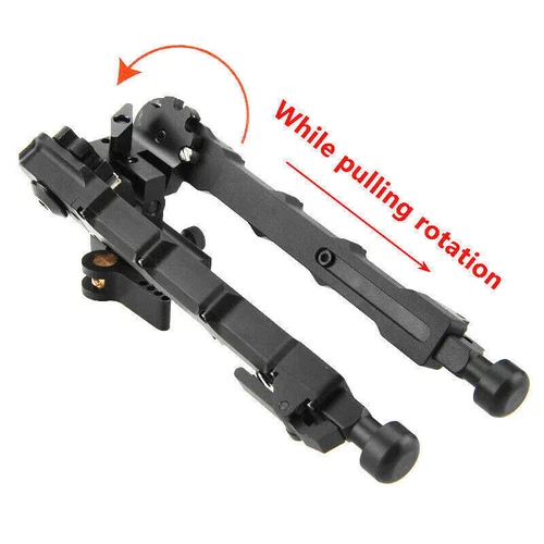 7.5 - 9" Adjustable Matte Hunting Rifle Bipod Lightweight for M-lock/Keymd Rail - Picture 13 of 24