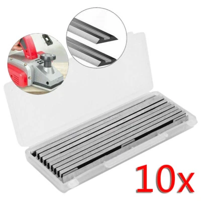 MARKENLOS 10 Stück 82mm Hobelmeßer HSS Wendemeßer Set für Bosch Dewalt Makita Elektrohobel