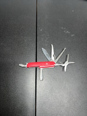 10 Multi Function Pocket Knife Vintage Missing Pick And Tweezers