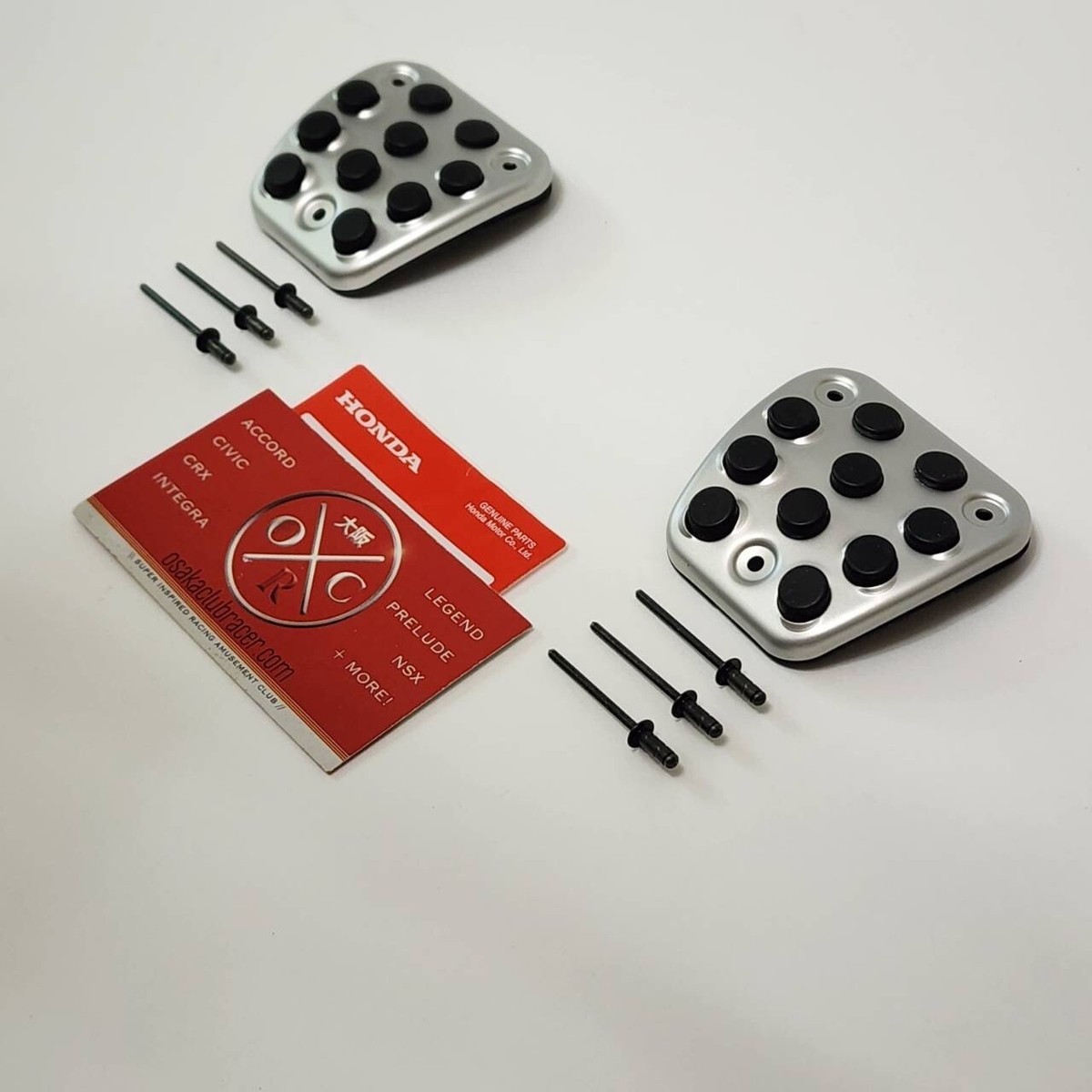 Genuine OEM CL7 9 Honda Accord Euro R Pedal Pad Set Clutch Brake