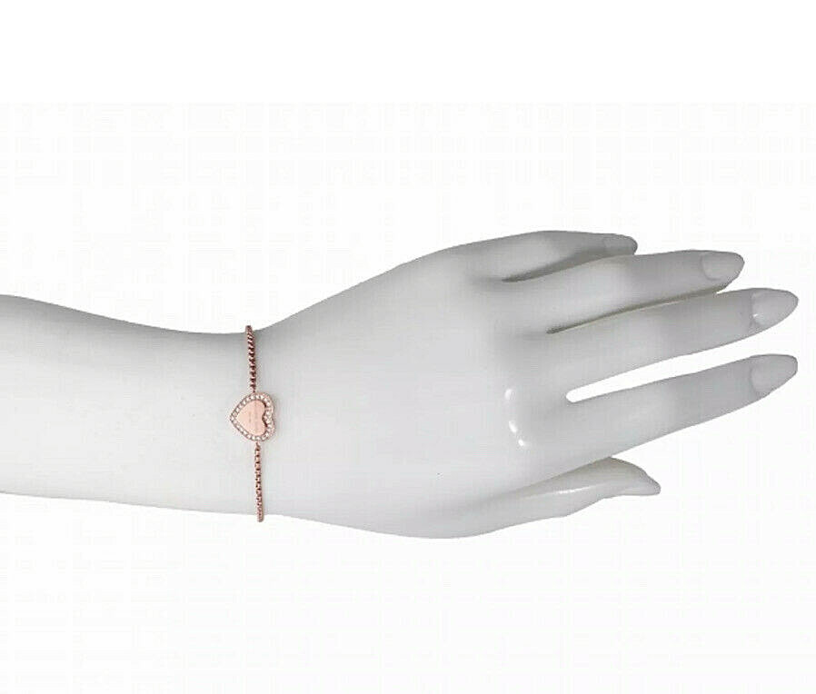 Michael Kors Mkjx5391791 Heritage Rose Gold Crystal Heart