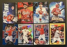 Joey Votto Lot (8) Finest Refractor, Power Zone, To the Moon, Fired Up, Fire Red
