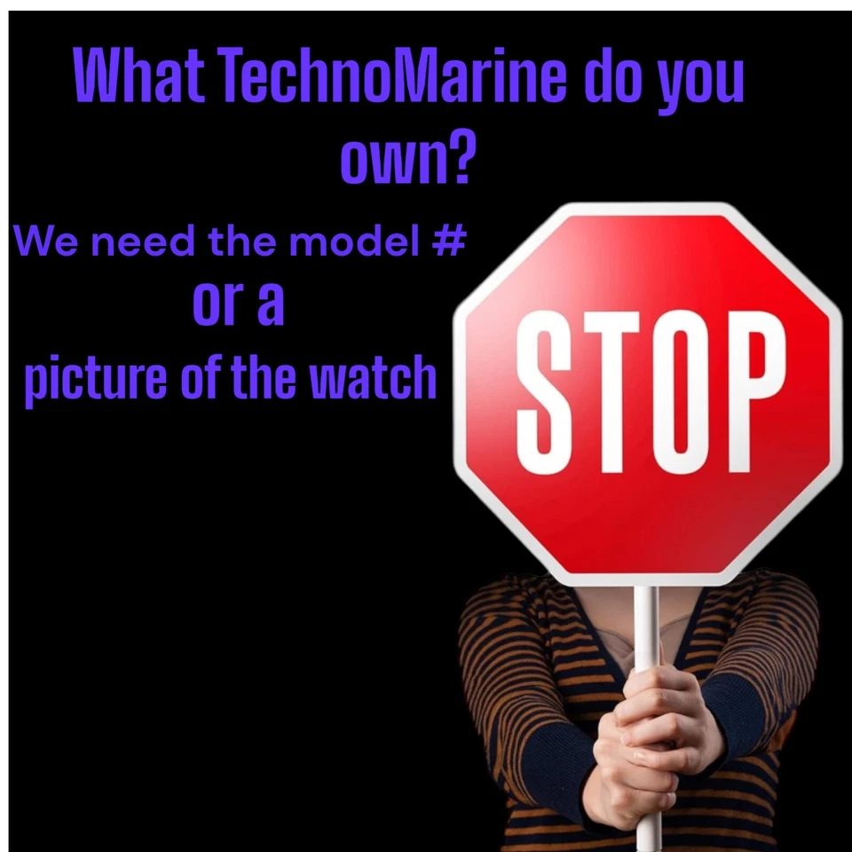 TechnoMarine Cruise Original BAND/STRAP 40mm-SEND MODEL # OR WILL CANCEL ORDER - Image 2 of 4