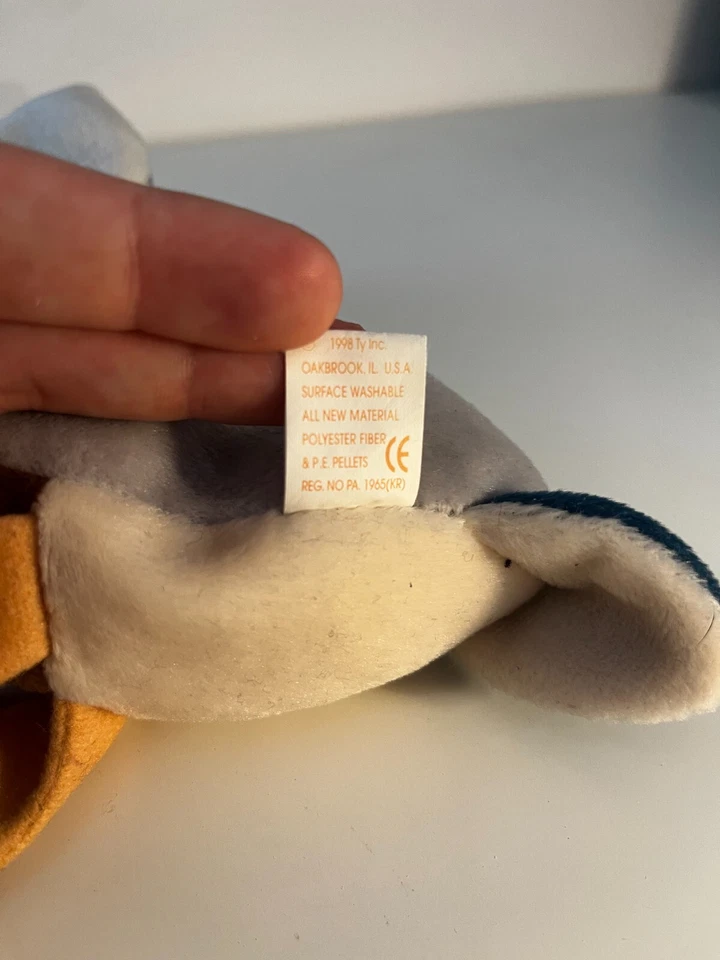 Jake Stockente Ente TY Beanie Buddies ca 13cm Stofftier Kuscheltier Plüsch 1998 - Bild 4 von 4