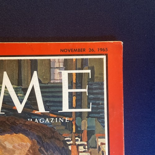 Jim Brown Signed NFL Football 1965 Time Magazine JSA Certified Auto AY70358 HOF - Picture 4 of 8