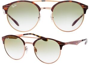 Ray-Ban Damen Herren Sonnenbrille RB3545 9074/W0 54mm Rund ...