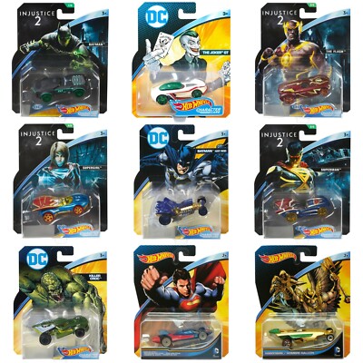 Hot Wheels DC Universe Character Cars 1:64 Scale Diecast Vehicles
