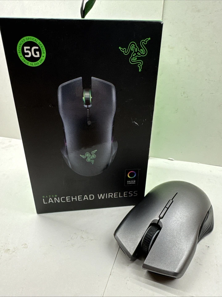 Razer RZ01-02570100-R3U1 Lancehead Wireless Gaming Mouse NO DONGLE OR USB CABLE - Image 2 of 4