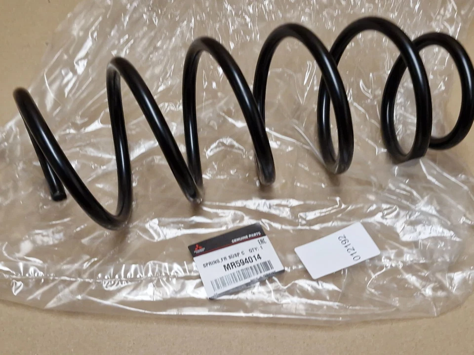 Muelle helicoidal delantero Mitsubishi Colt Z30 2002-2012 MR594014 genuino nuevo OEM Foto 3 de 4