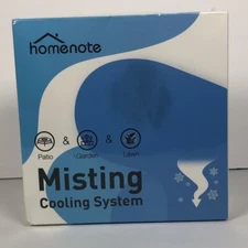 Homenote Misting Cooling System 26FT (8M) Misting Line + 7 Brass Mist Nozzles