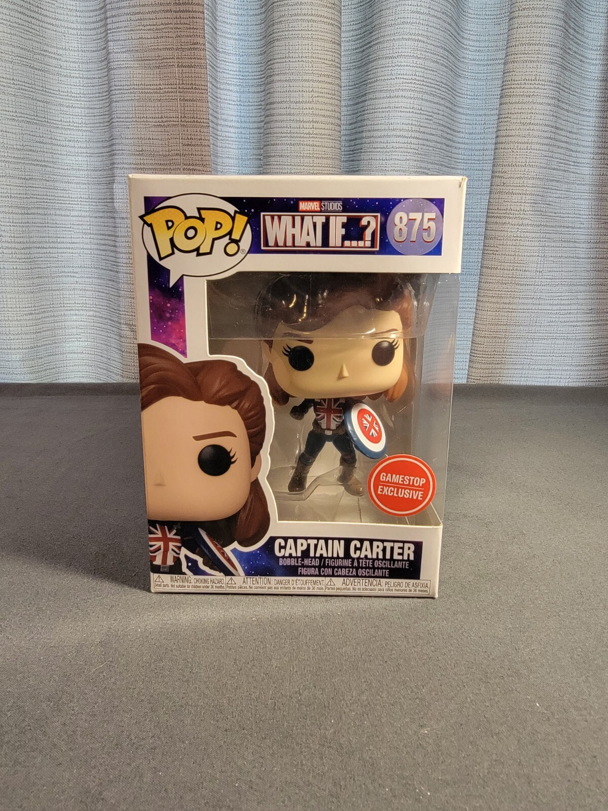 Funko Pop! Marvel What If...? - Captain Carter - Gs (Exclusive) #875 +Protector