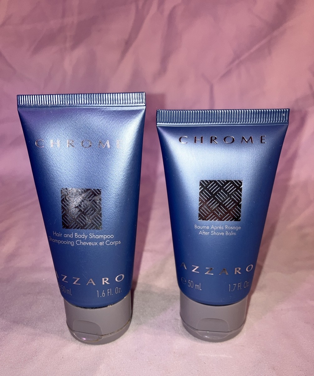 Azzaro After Shave Balm CHROME By AZZARO AFTER SHAVE BALM Oz Hair Body  Shampoo