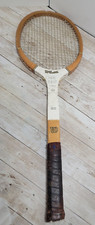 Wooden Vintage Wilson Tennis Racket Speed Flex Fibre Face Chris Evert 4 3/8"