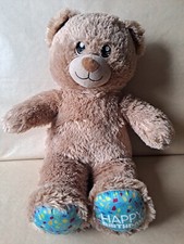 Build A Bear Happy Birthday Brown 15  Brown Teddy Plush