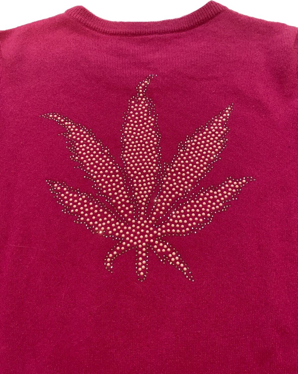 Lucien Pellat Finet Cashmere Sweater Jumper Hemp Marijuana Lucien Pellat Finet Cashmere Sweater Jumper Hemp Marijuana