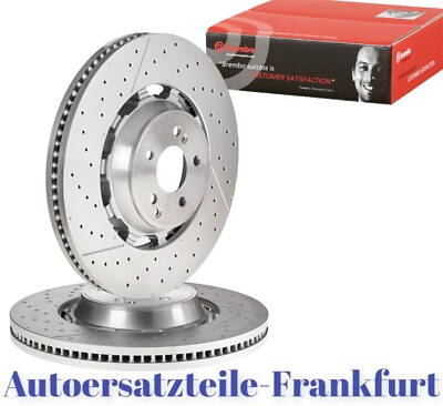 2x BREMBO Bremsscheiben VORNE MERCEDES BENZ S-KLASSE W222 + A217 + C217 AMG 